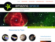 Tablet Screenshot of amazingspace.org