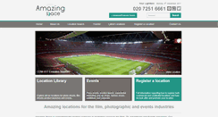 Desktop Screenshot of amazingspace.co.uk